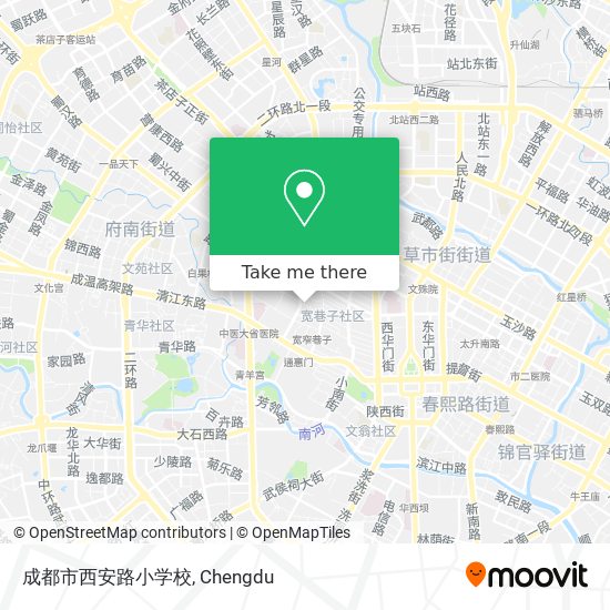 成都市西安路小学校 map