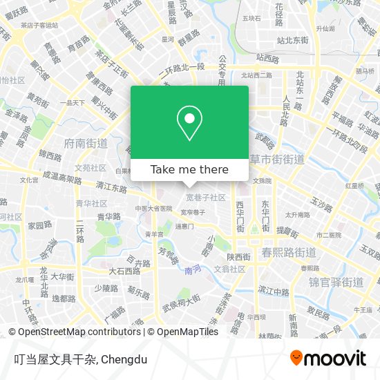 叮当屋文具干杂 map