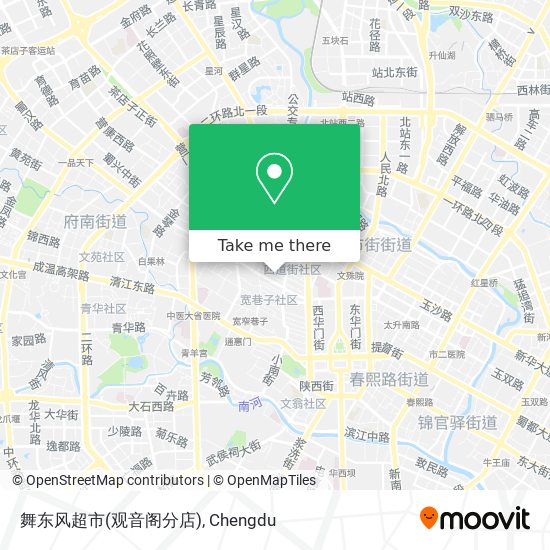 舞东风超市(观音阁分店) map