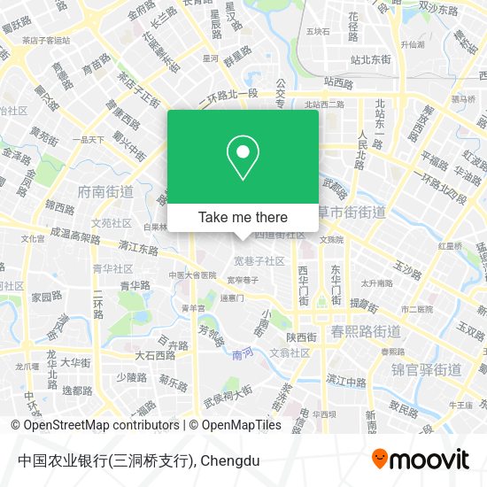 中国农业银行(三洞桥支行) map