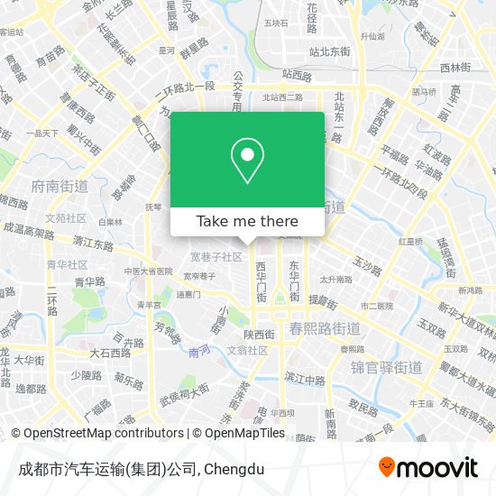 成都市汽车运输(集团)公司 map