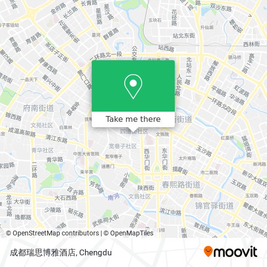 成都瑞思博雅酒店 map