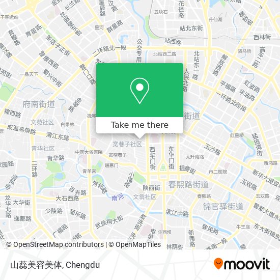 山蕊美容美体 map