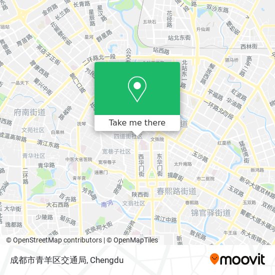 成都市青羊区交通局 map