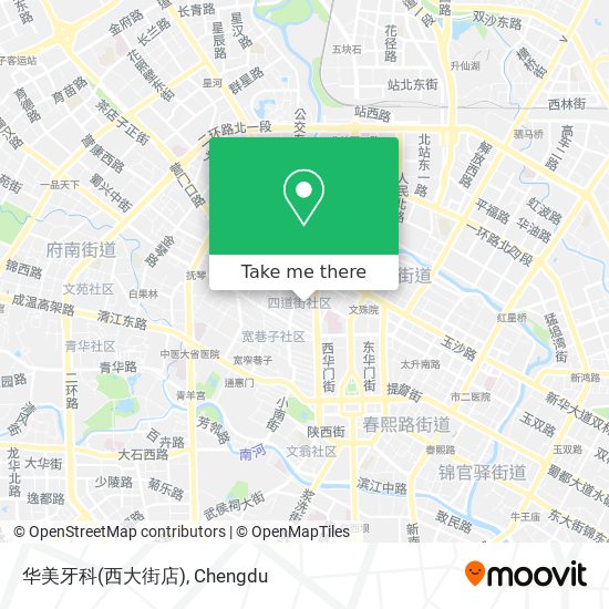 华美牙科(西大街店) map