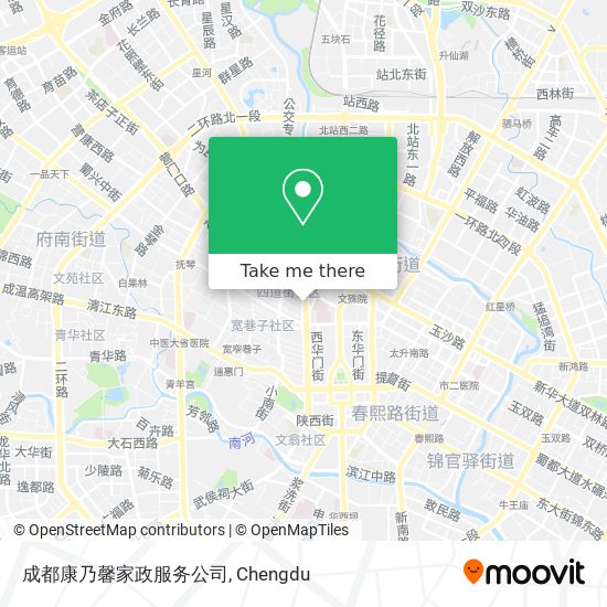 成都康乃馨家政服务公司 map
