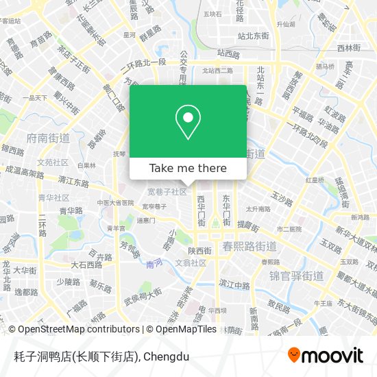 耗子洞鸭店(长顺下街店) map