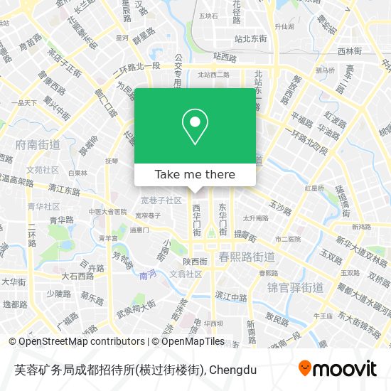 芙蓉矿务局成都招待所(横过街楼街) map