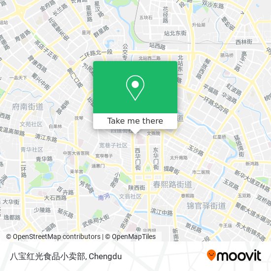 八宝红光食品小卖部 map
