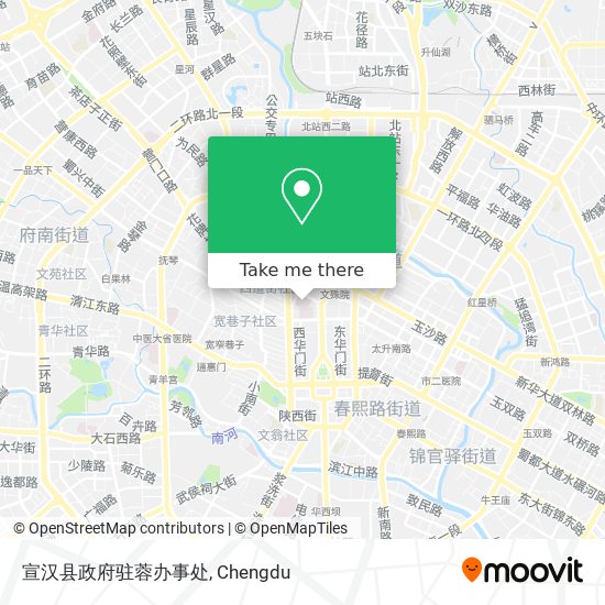 宣汉县政府驻蓉办事处 map