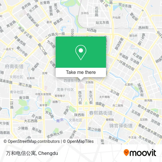 万和电信公寓 map