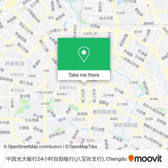中国光大银行24小时自助银行(八宝街支行) map