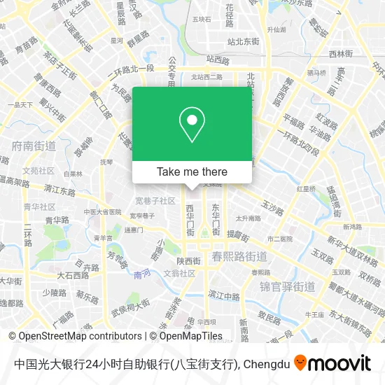 中国光大银行24小时自助银行(八宝街支行) map