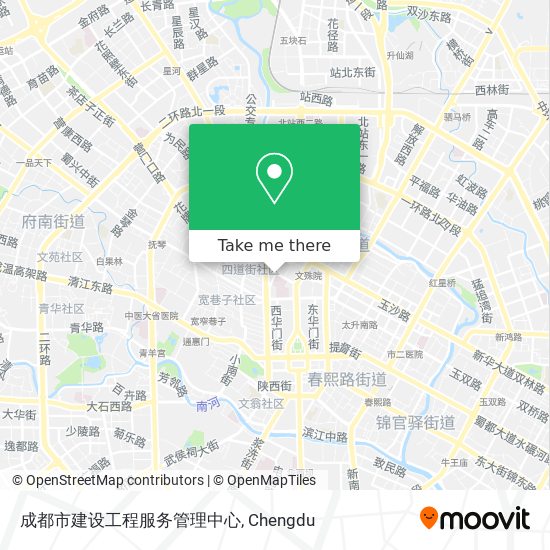 成都市建设工程服务管理中心 map