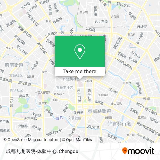 成都九龙医院-体验中心 map