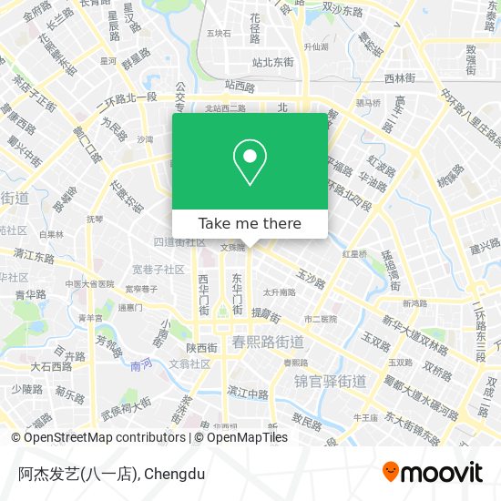 阿杰发艺(八一店) map
