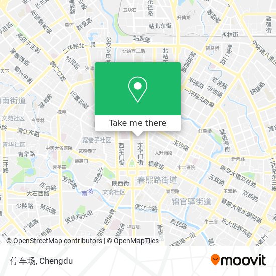 停车场 map