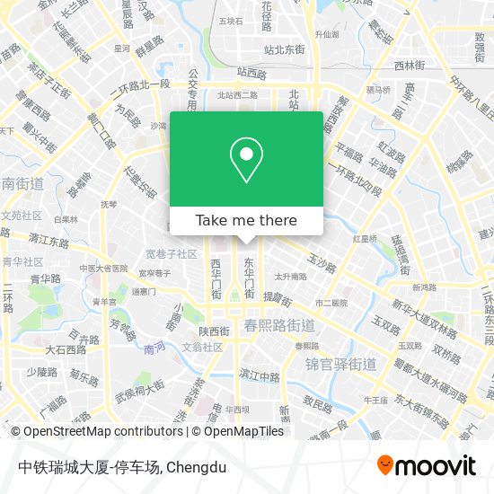 中铁瑞城大厦-停车场 map