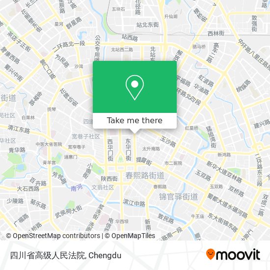 四川省高级人民法院 map