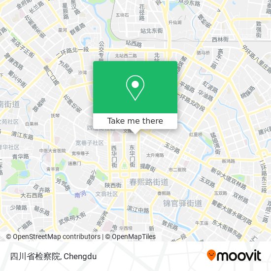 四川省检察院 map