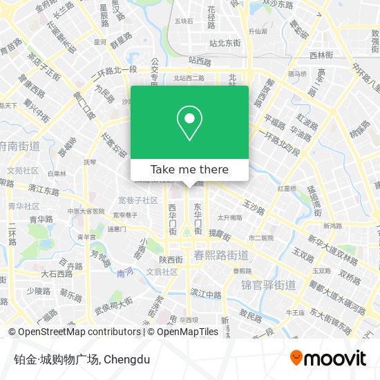 铂金·城购物广场 map