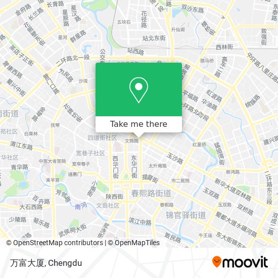 万富大厦 map