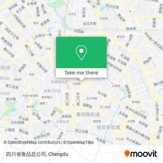 四川省食品总公司 map