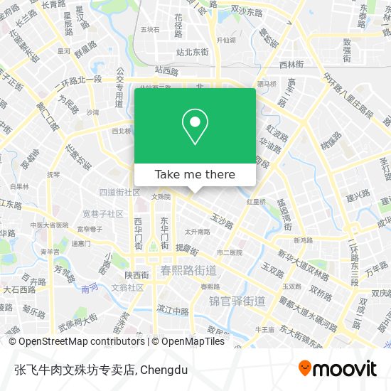 张飞牛肉文殊坊专卖店 map