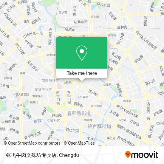 张飞牛肉文殊坊专卖店 map
