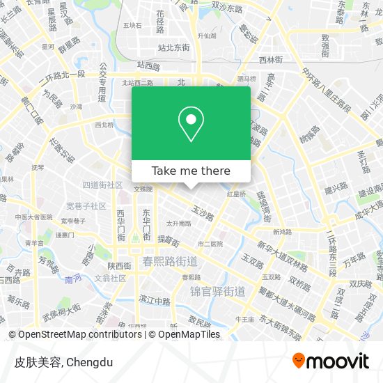 皮肤美容 map