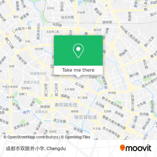 成都市双眼井小学 map