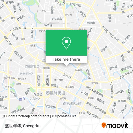 盛世年华 map