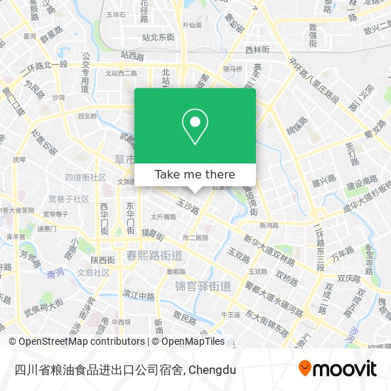 四川省粮油食品进出口公司宿舍 map