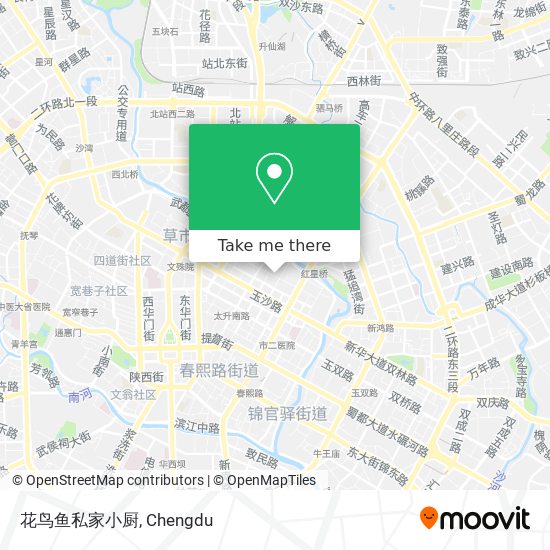 花鸟鱼私家小厨 map