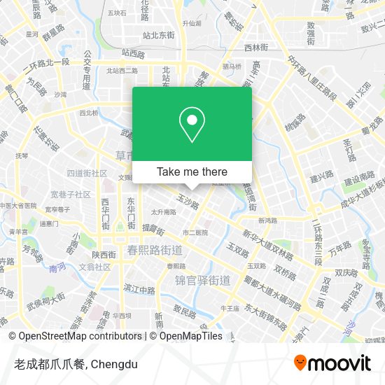 老成都爪爪餐 map