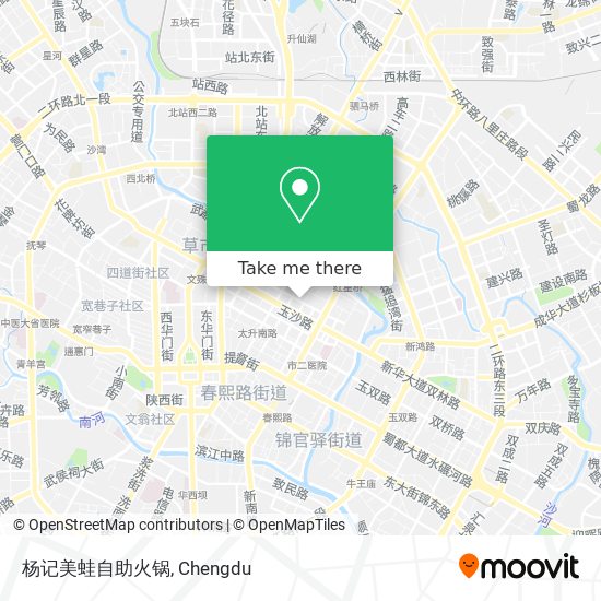 杨记美蛙自助火锅 map