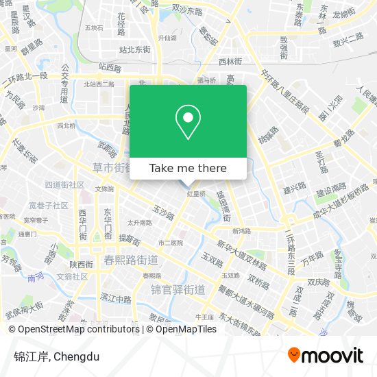 锦江岸 map