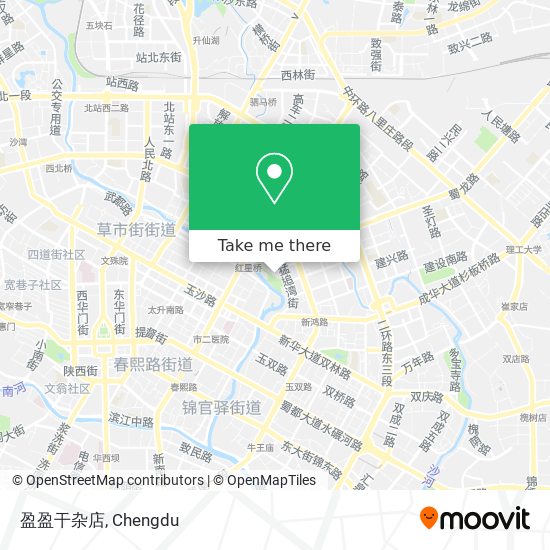 盈盈干杂店 map
