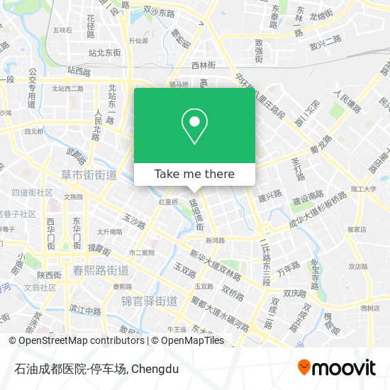 石油成都医院-停车场 map