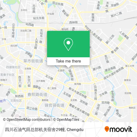 四川石油气田总部机关宿舍29幢 map