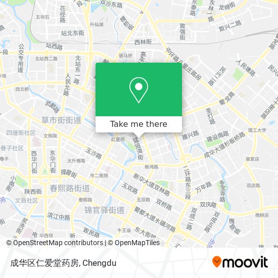 成华区仁爱堂药房 map