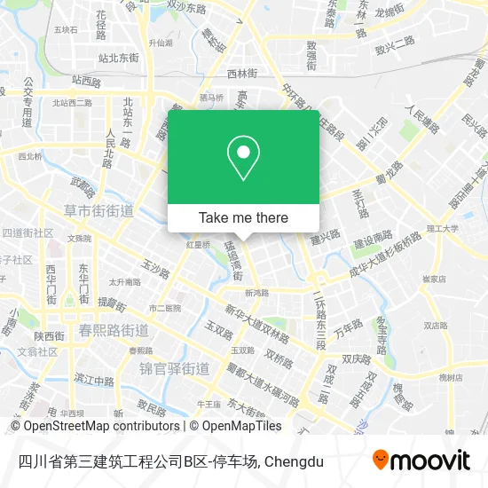 四川省第三建筑工程公司B区-停车场 map
