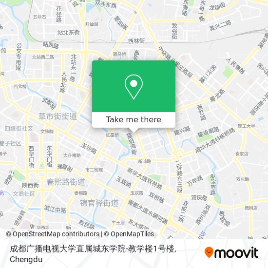 成都广播电视大学直属城东学院-教学楼1号楼 map