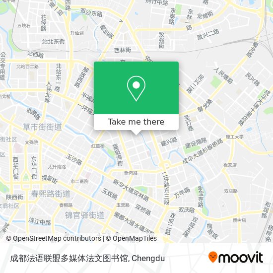 成都法语联盟多媒体法文图书馆 map