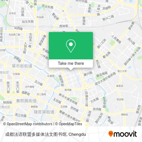 成都法语联盟多媒体法文图书馆 map