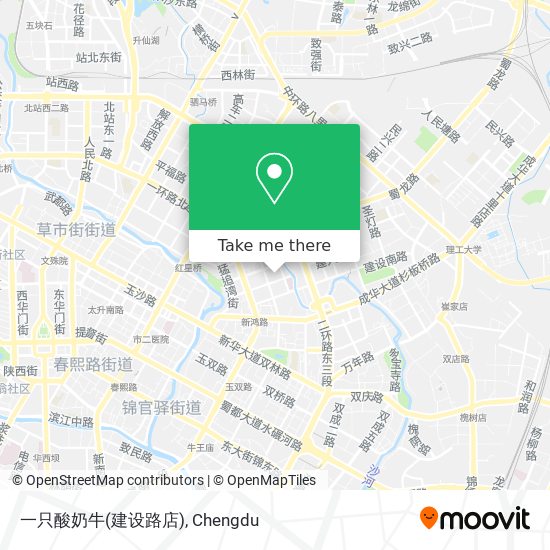 一只酸奶牛(建设路店) map