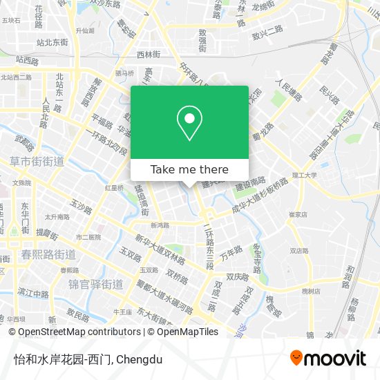 怡和水岸花园-西门 map