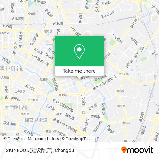 SKINFOOD(建设路店) map