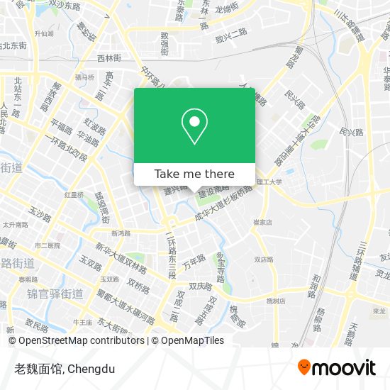 老魏面馆 map