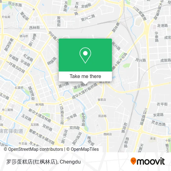 罗莎蛋糕店(红枫林店) map